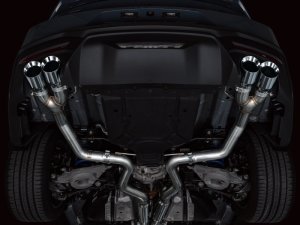 Ford Mustang Performance Exhaust - AWE Tuning - Cat-Back Track Edition - Chrome Silver - 2024+ Ford Mustang Performance Exhaust - AWE Tuning - Cat-Back Track Edition - Chrome Silver - 2024+